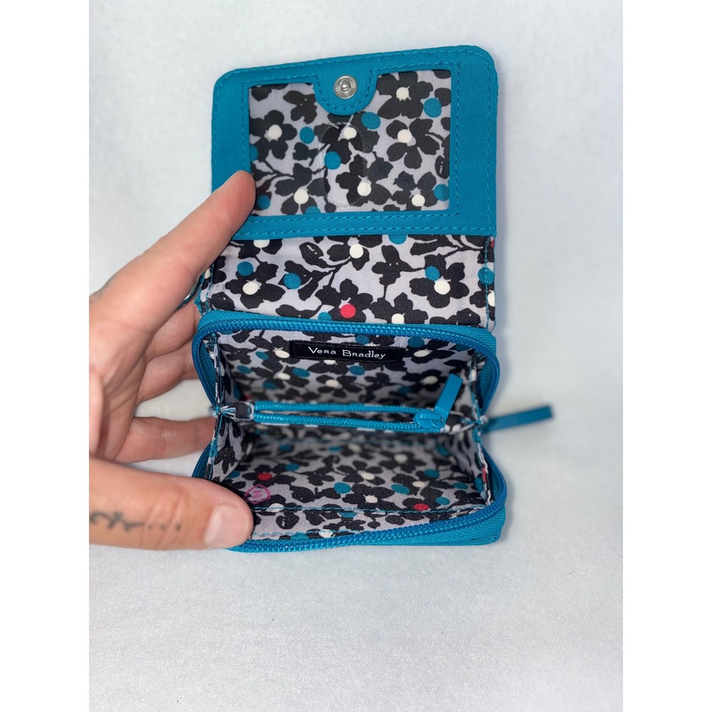 Vera Bradley dark blue wallet - Picture 3 of 10